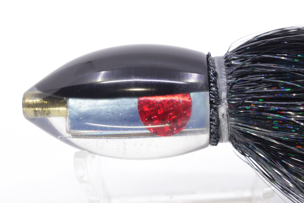Marlin Magic Lures Tahitian MOP Black Back Teardrop AP Bullet 7" 2.8oz Strobez Black