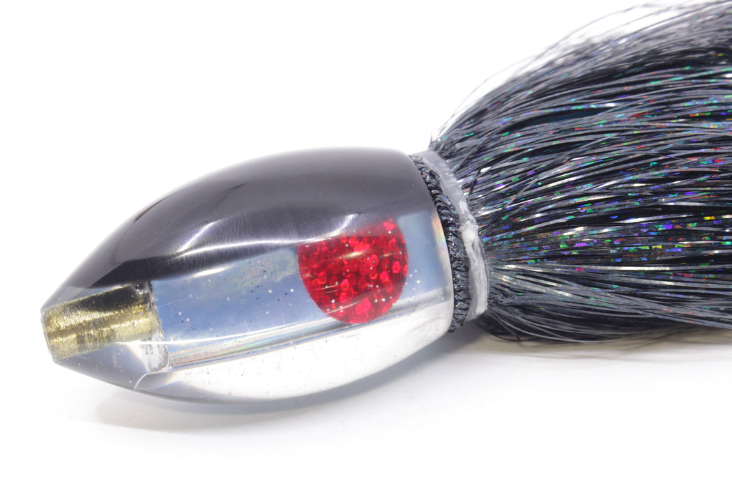 Marlin Magic Lures Tahitian MOP Black Back Teardrop AP Bullet 7" 2.8oz Strobez Black