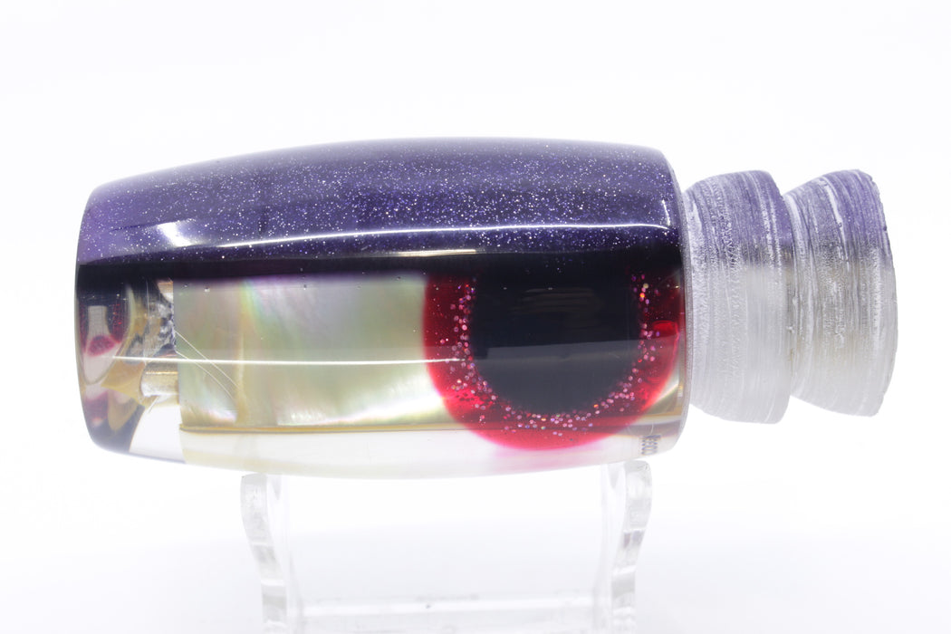 Coggin Lures Golden MOP Purple-Black Back 4-Hole Copalure Invert 12" 8oz