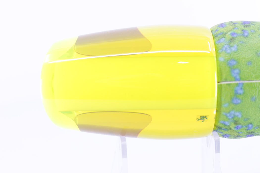 Koya Lures Fluorescent Yellow Rainbow Yellow Pearl Large 861 14" 9oz ALV Mahi Yellow