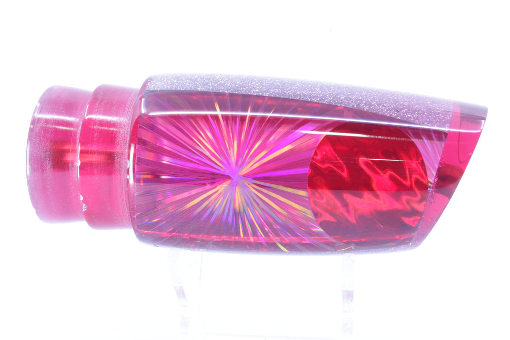 Koya Lures Red Rainbow Starburst Red Eyes Medium Poi Dog 14" 7.5oz