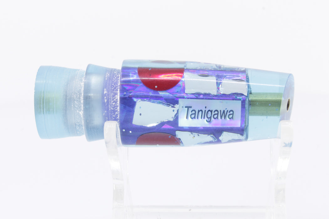 Tanigawa Lures Purple Rainbow Cracked Glass Red Eyes Small Slant 7" 3oz