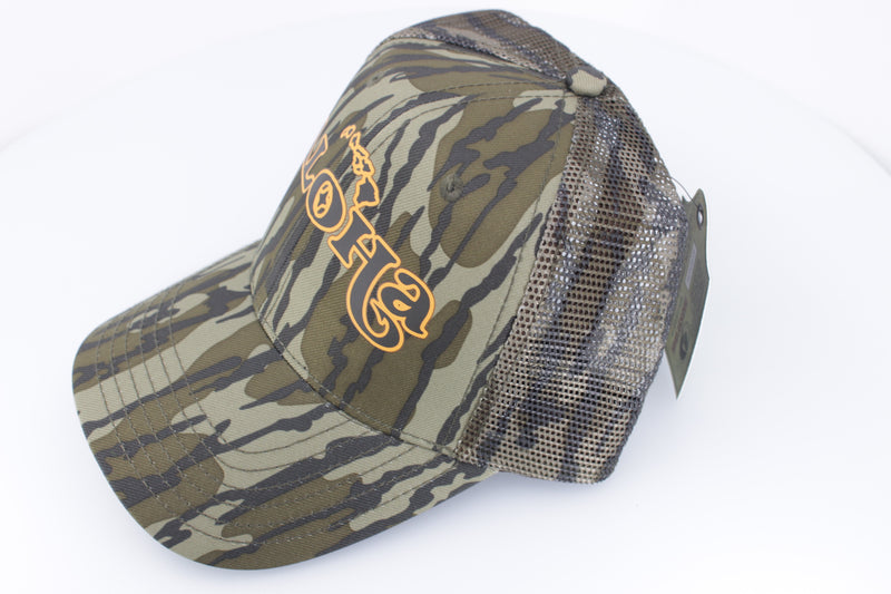 Aloha Lures "Aloha Hawaii" Dri-Duck Curved Visor Trucker Dark Camo