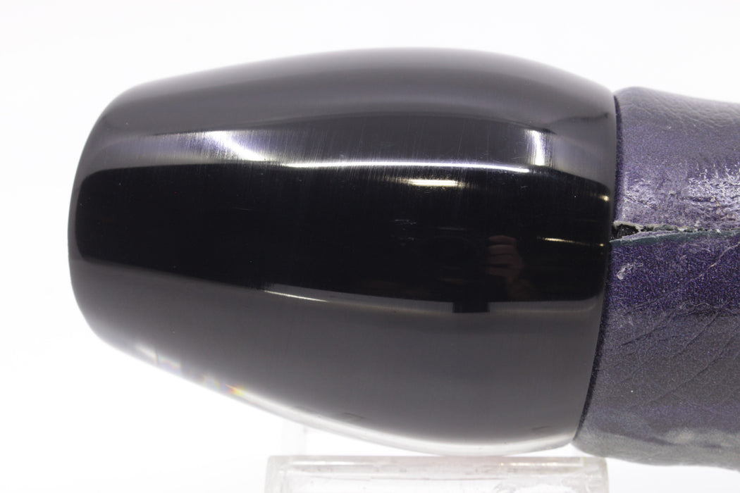 Marlin Magic Blue-Purple Abalone Black Back Red Eyes Bog Eye 14" 9.5oz ALV Skipjack