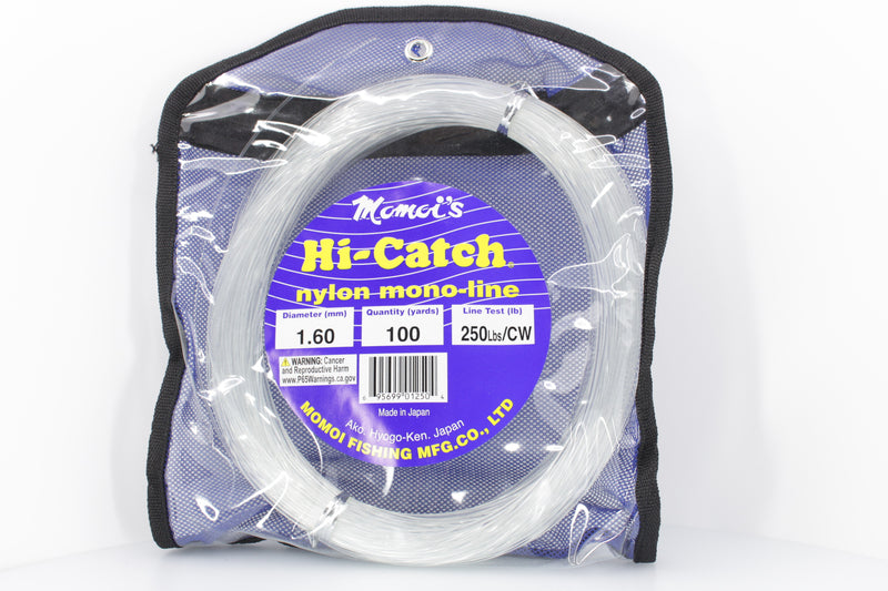 Momoi Hi-Catch Classic Nylon Monofilament Leader 100yd