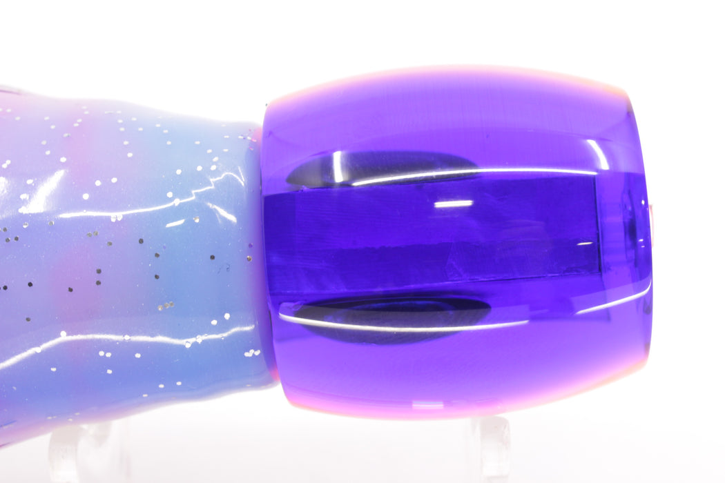 Moyes Lures Pink MOP Blue Back Medium Secret 10" 5oz Skirted Gay Bob