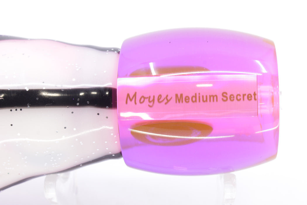 Moyes Lures Pink MOP Blue Back Medium Secret 10" 5oz Skirted Gay Bob