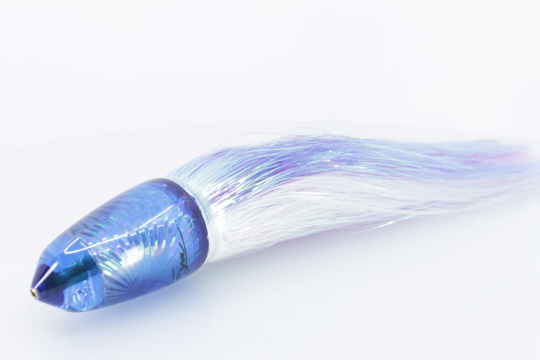 Koya Lures Blue Rainbow Starburst Clean Sweep Bullet 10" 9oz Flashabou