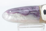Hank Zeevat (Z-Lures) Purple-White Pearl Long Nose Bullet 9" 9.2oz New Pre-Owned