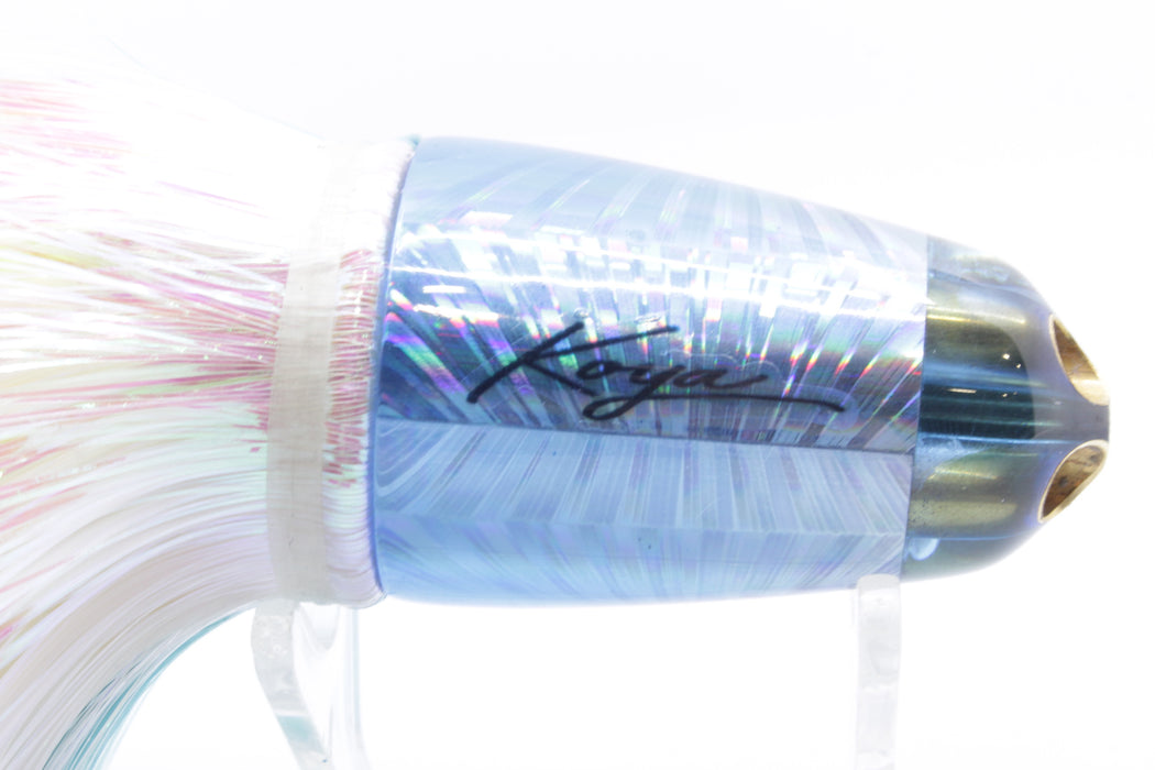 Koya Lures Ice Blue Rainbow Starburst 1/4" Jet Clean Sweep Bullet 10" 7oz Strobez