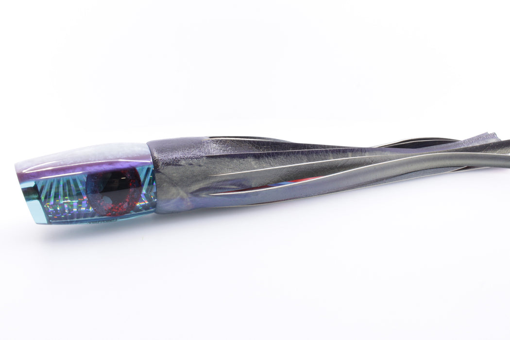 Tsutomu Lures Ice Blue Starburst Blue-Purple Back Blunt Cut Face 12" 7oz ALV Skipjack