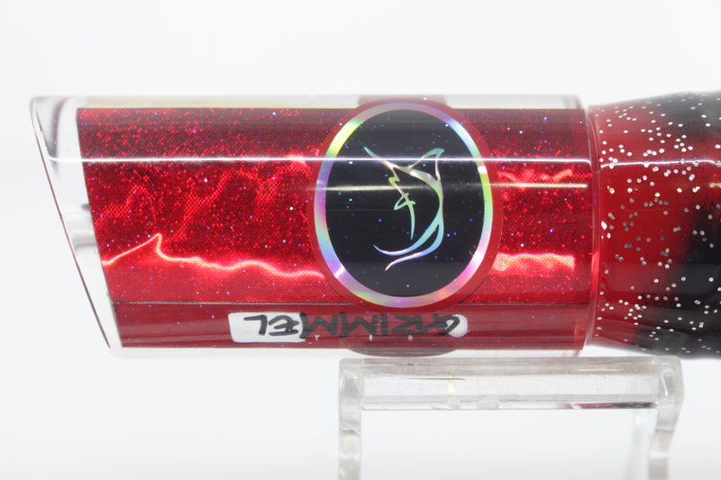 Bonze Lures Red Rainbow Black Eyes Grimmel 12" 10.8oz Red-Black-White