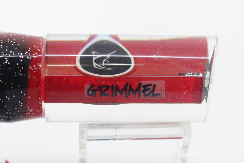 Bonze Lures Red Rainbow Black Eyes Grimmel 12" 10.8oz Red-Black-White