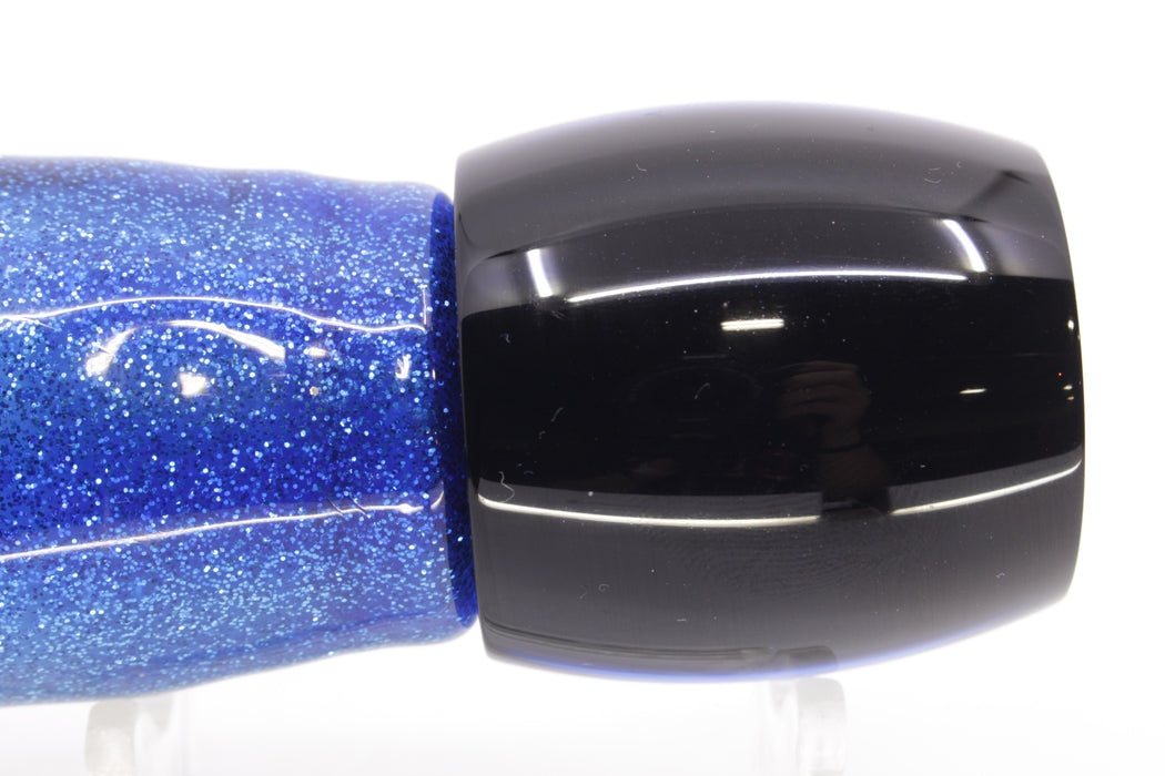 Moyes Lures Blue MOP Black Back Medium Secret 10" 5oz Skirted Blue-Silver