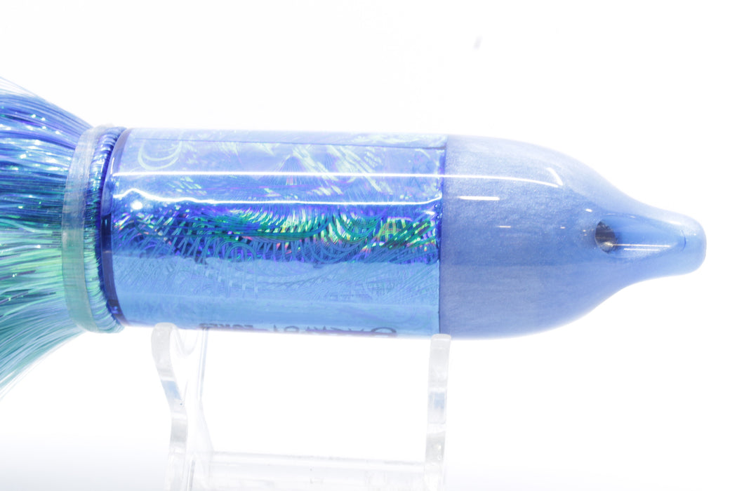 Jackpot Lures Blue Pearl Rainbow 4-Hole Big Blue 12" 14oz Strobez Blue-Ice Blue