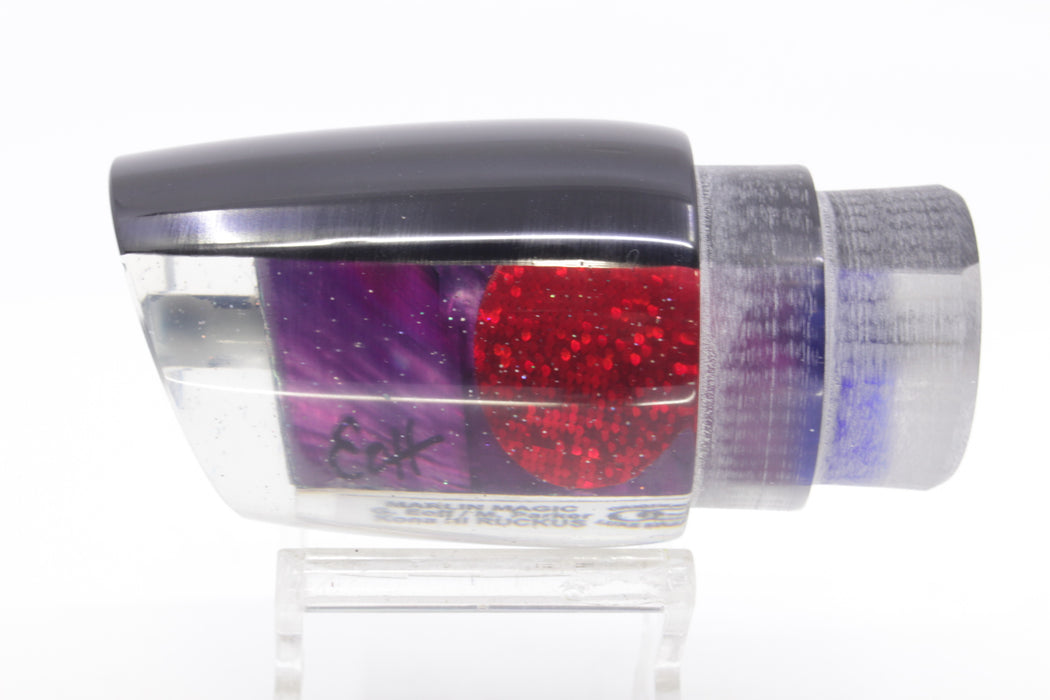 Marlin Magic Purple MOP Black Back Red Eyes Ruckus 12" 7.2oz