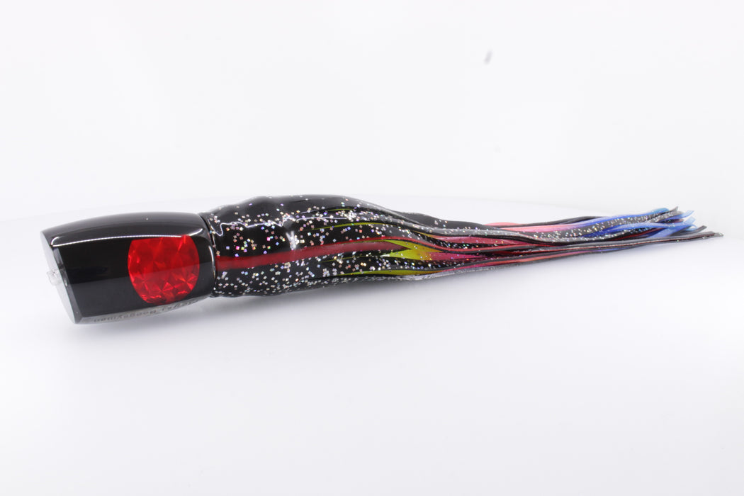 Moyes Lures Black Death Red Eye Boogeyman 12" 7oz Skirted Black