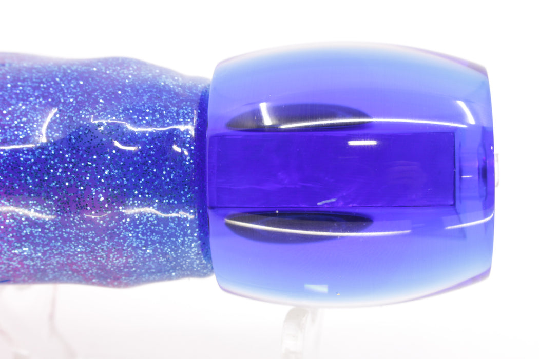 Moyes Lures White MOP Blue Back Medium Secret 10" 5oz Skirted Blue-Silver/Pink