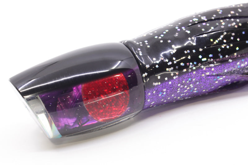 Marlin Magic Purple MOP Black Back Red Eyes Baby Ruckus 10" 6.5oz Skirted Black-Purple