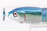 JB Signature Lures Deadly Ice Blue-Yellow-Silver Small Rocket 7" 4oz Skirted
