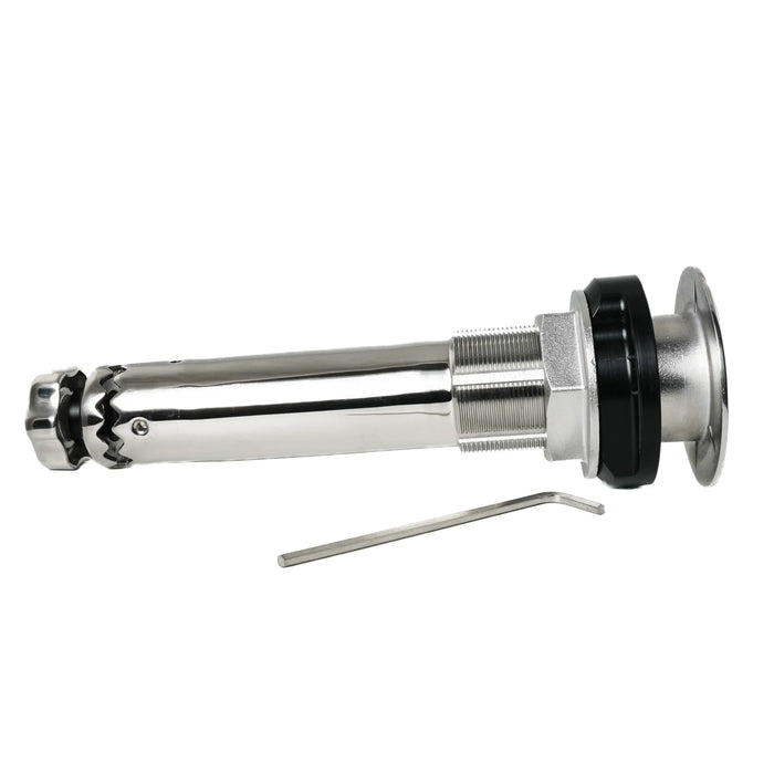 Gemlux Rod Holder 0º Large Teaksaver, Lockable Swivel, Black Splined Adapter GZE