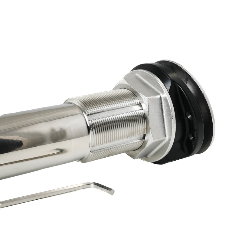 Gemlux Rod Holder 15º Large Teaksaver, Lockable Swivel, Black Splined Adapter