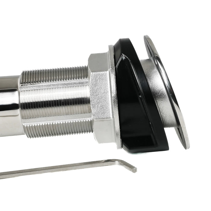 Gemlux Rod Holder 15º Large Teaksaver, Lockable Swivel, Black Splined Adapter GZE