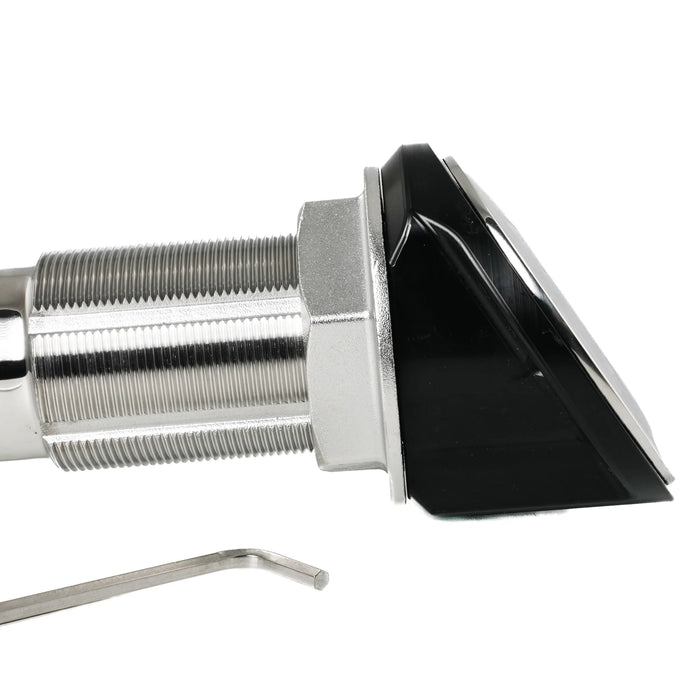 Gemlux Rod Holder 30º Large Teaksaver, Lockable Swivel, Black Splined Adapter GZE