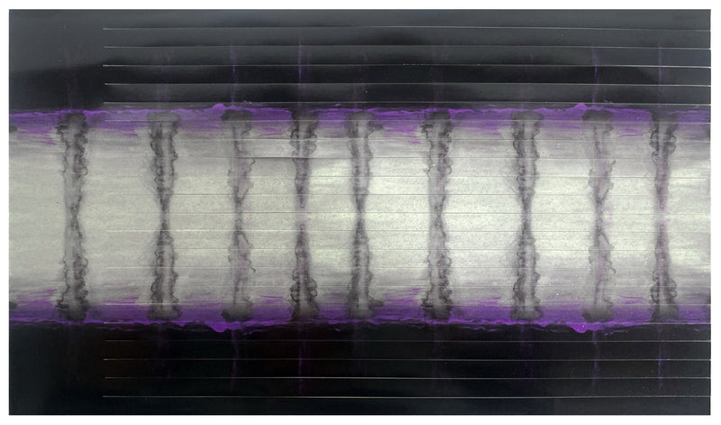 Fire Tailz "Fired Up" Pre-Cut Vinyl Sheets - Purple Drip EZ-K