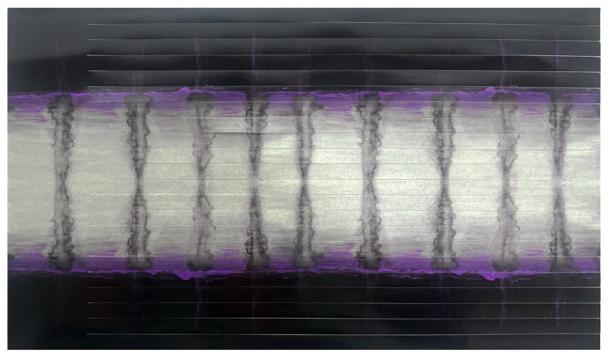 Fire Tailz "Fired Up" Pre-Cut Vinyl Sheets - Purple Drip EZ-K