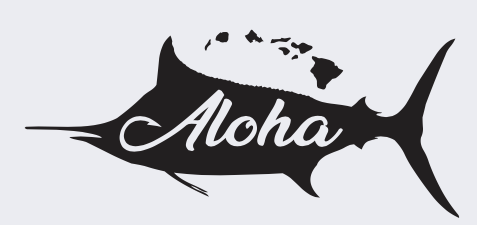 Aloha Lures “Super Ninja” LS Shirt White **Large Fit**