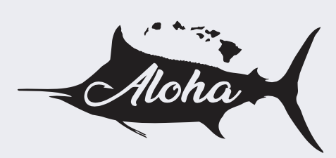 Aloha Lures “Super Ninja” LS Shirt White **Large Fit** EZ-K