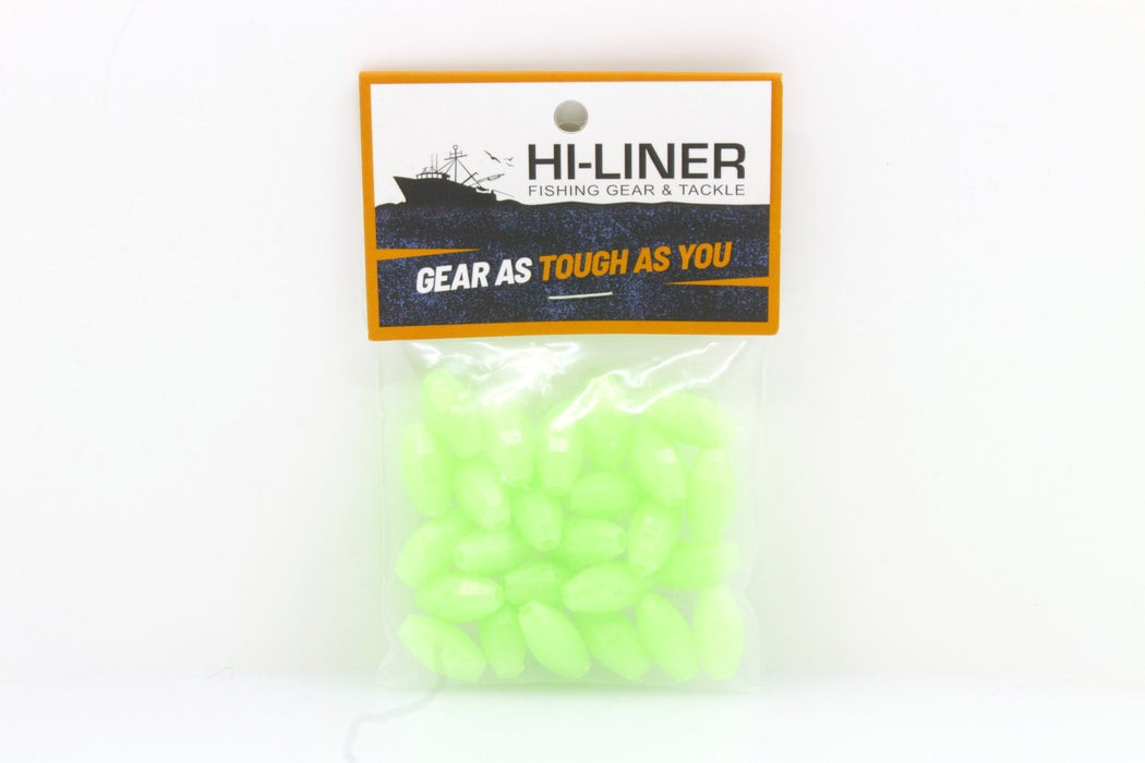 Hi-Liner Oval Luminous Glow Beads