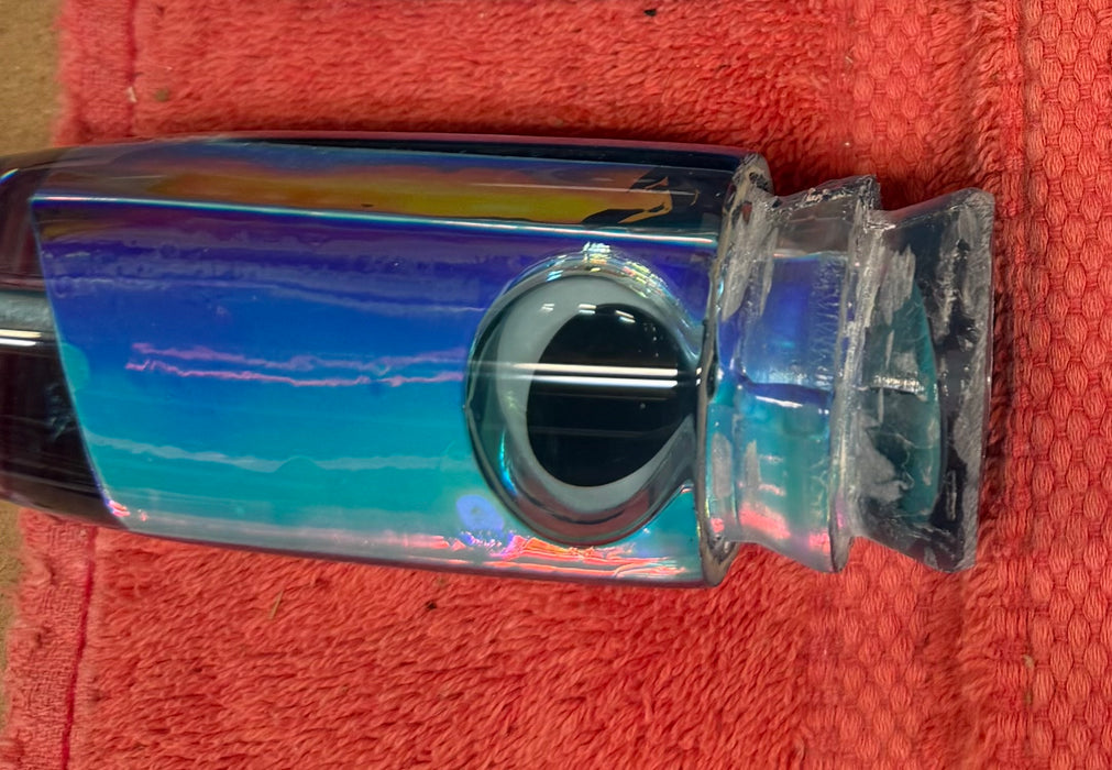 Joe Yee Lures by KEGZ Ice Rainbow Teddy Bear Eyes Super Plunger 14" 7.2oz EZ-K