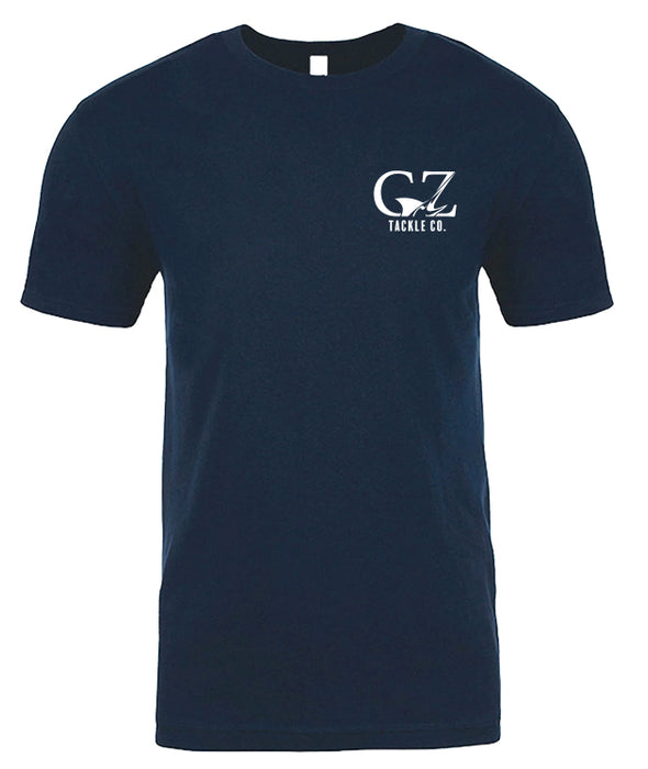 GZ Tackle Co. “Let Her Eat” Next Level T-Shirt Midnight Blue