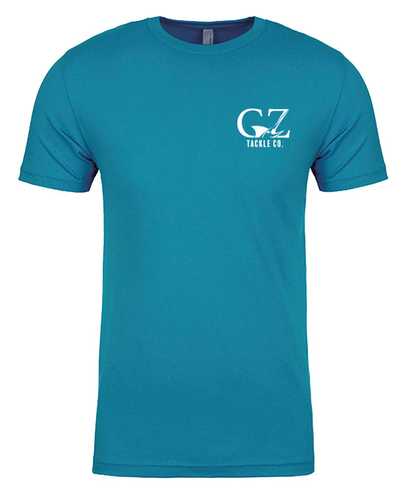 GZ Tackle Co. “Let Her Eat” Next Level T-Shirt Turquoise