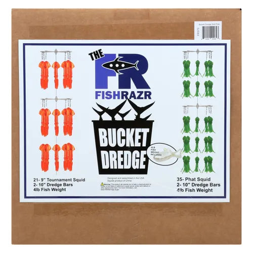 Fish Razr Bucket Dredge with 66x Phat Squid