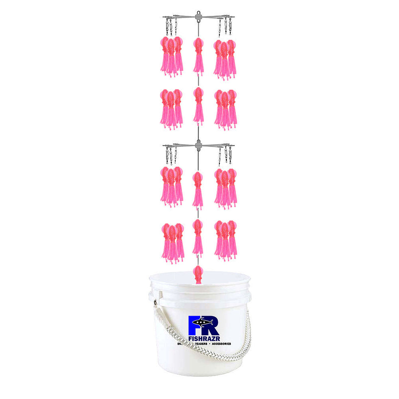 Fish Razr Bucket Dredge with 66x Phat Squid