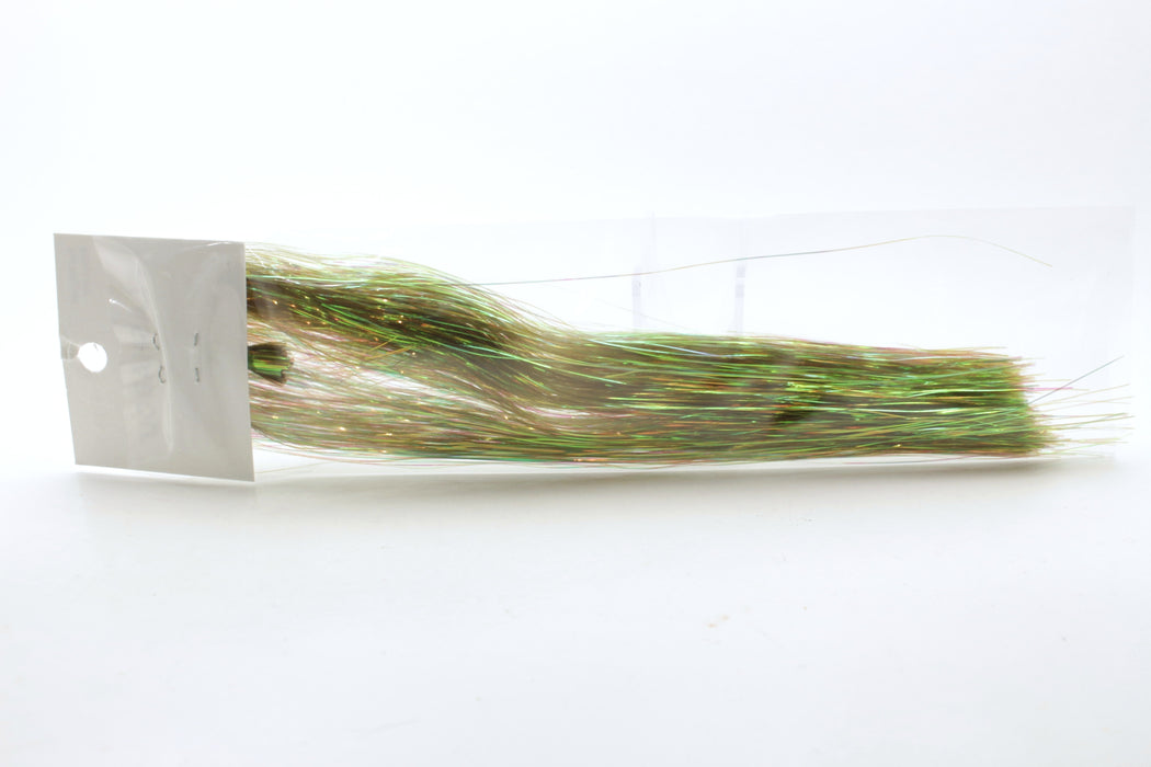 Flashabou Dyed-Pearl 10" Color #6969 - Olive