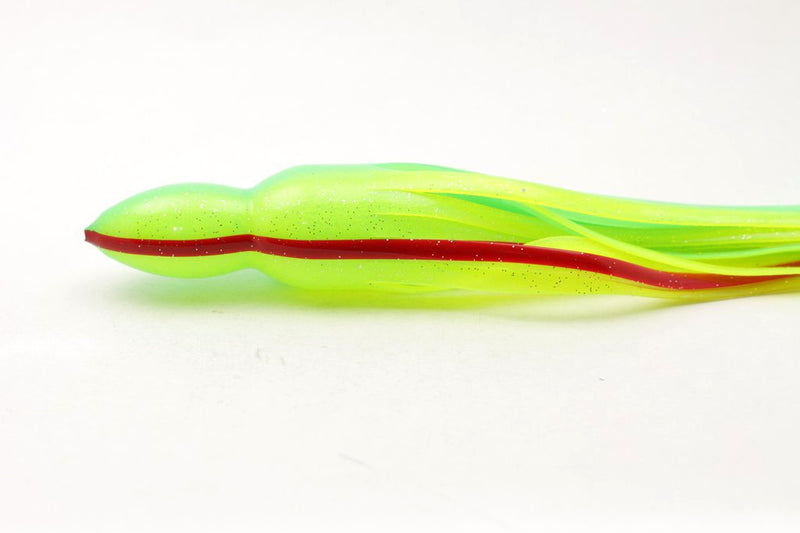 #RP04 BOM Replacement Skirt - Bright Green Yellow Red Line Silver Glitter