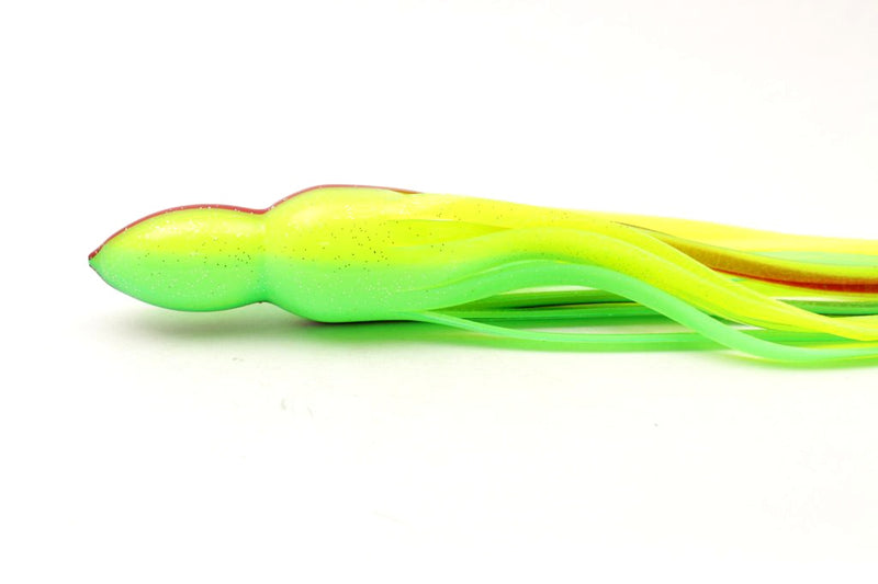 #RP04 BOM Replacement Skirt - Bright Green Yellow Red Line Silver Glitter