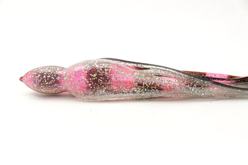 #215 BOM Replacement Skirt - Pink Black Bars-Holographic Glitter Black Line