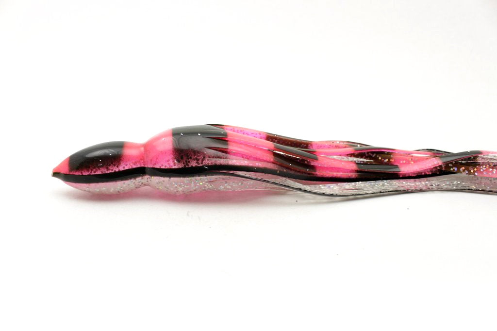 #215 BOM Replacement Skirt - Pink Black Bars-Holographic Glitter Black Line