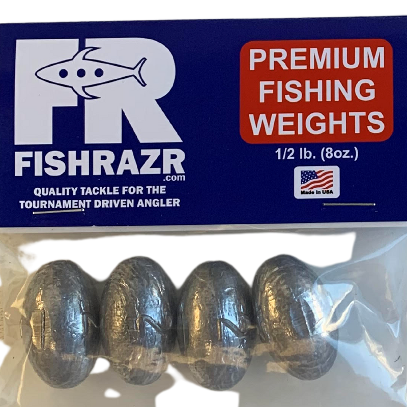 Fish Razr Egg Sinkers 1oz-4oz