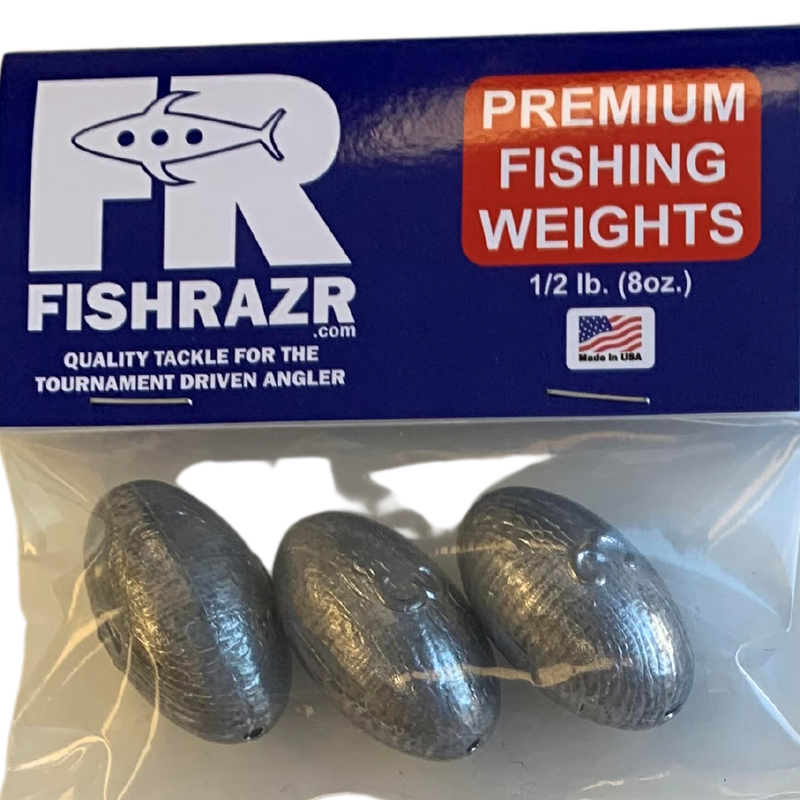 Fish Razr Egg Sinkers 1oz-4oz