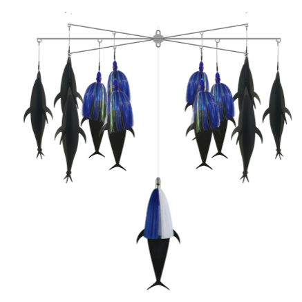 dredge fishing lures SNACK: RED HEAD WITH FLASH Oversized holes for dredge wires to pass through for easy color changes InciterZ Dredge Kits easy to