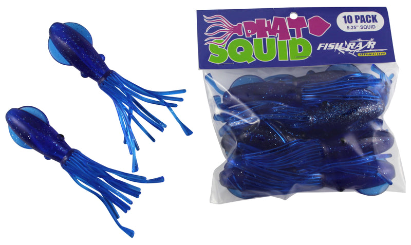 Fish Razr Phat Squid 5.25" 10pk