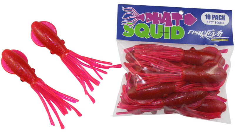 Fish Razr Phat Squid 5.25" 10pk