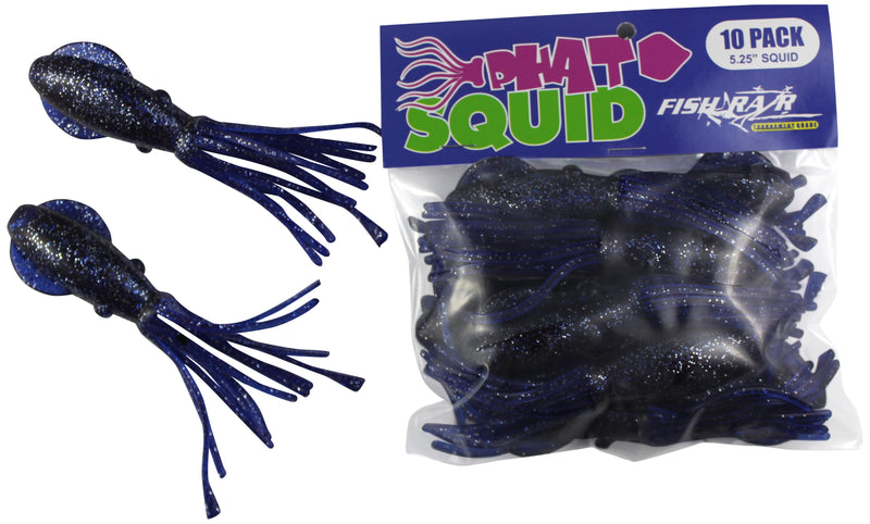 Fish Razr Phat Squid 5.25" 10pk