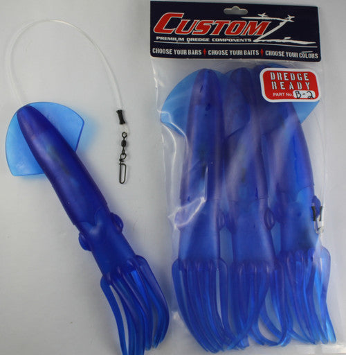 Fish Razr Dredge Ready Rigged 12" Squid